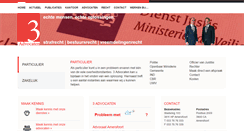 Desktop Screenshot of 3advocaten.nl