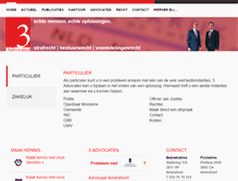 Tablet Screenshot of 3advocaten.nl